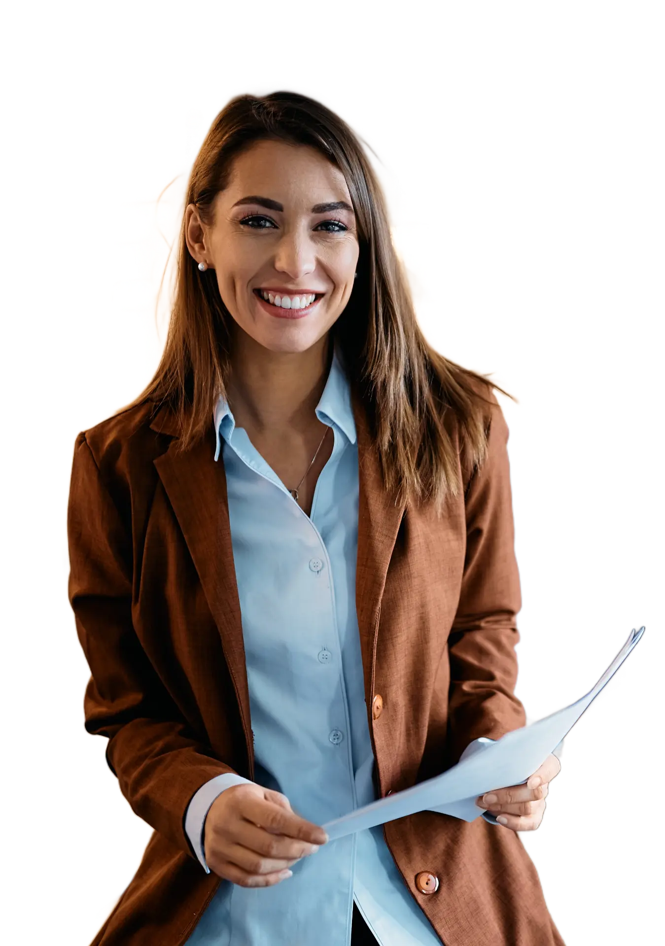 PowderDay lead specialist holding a client brief